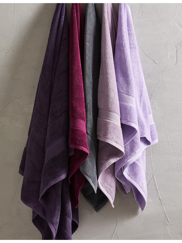 Marks & Spencer Extra meki antibakterijski ručnik od čiste pamučne tkanine Marks & Spencer ljubičasta