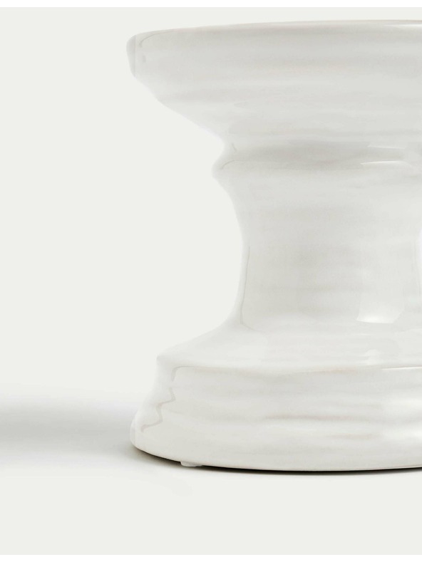 Marks & Spencer Keramički svijećnjak Marks & Spencer bijela