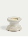 Marks & Spencer Keramički stalak za svijeću i čajnu svijeću Marks & Spencer bijela