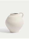Marks & Spencer Mala keramička vaza s oblikovanom ručkom Marks & Spencer bijela