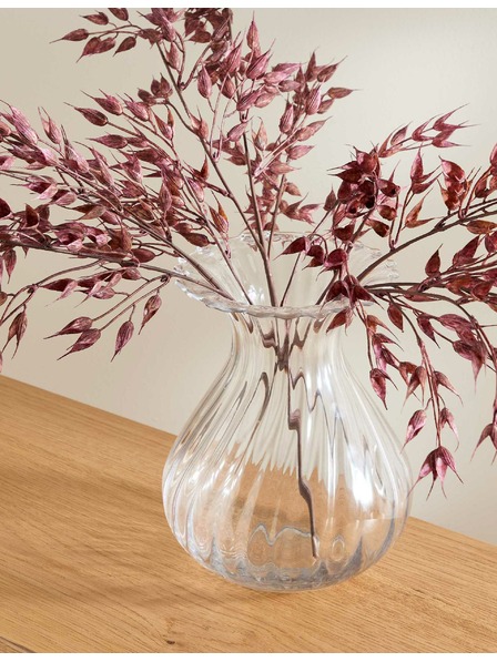 Marks & Spencer Staklena vaza s buketom Marks & Spencer bež