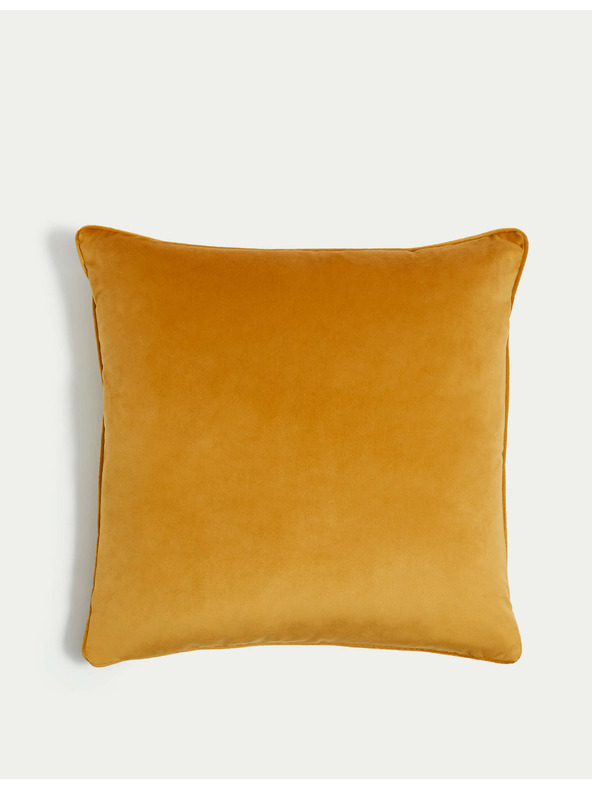 Marks & Spencer Baršunasti jastuak s obrubom Marks & Spencer žuta