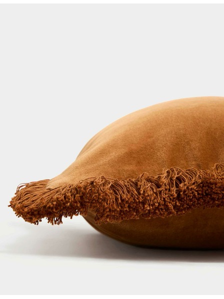 Marks & Spencer Baršunasti jastuk s resicama, od čistog pamuka Marks & Spencer žuta