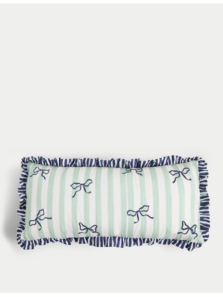 Marks & Spencer Jastuk za glavu s prugama, s visokim udjelom pamuka Marks & Spencer zelena