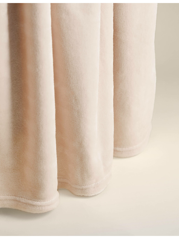 Marks & Spencer Flis prekrivač Marks & Spencer krem