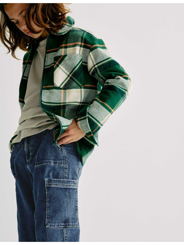 Marks & Spencer Traperice od flisa s visokim udjelom pamuka (6–16 godina) Marks & Spencer mornarsko plava