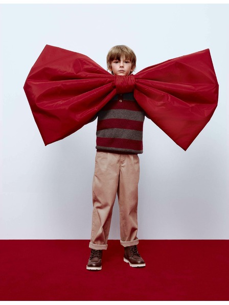 Marks & Spencer Naborane chino hlače s visokim udjelom pamuka (6-16 godina) Marks & Spencer bež