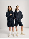 Marks & Spencer Jednobojna hoodie s visokim udjelom pamuka (6–16 godina) Marks & Spencer mornarsko plava