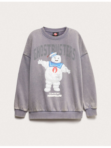 Marks & Spencer Hoodie s motivom Ghostbuster (6-16 godina) Marks & Spencer siva
