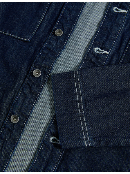 Marks & Spencer Traper košulja od čistog pamuka (6–16 godina) Marks & Spencer mornarsko plava