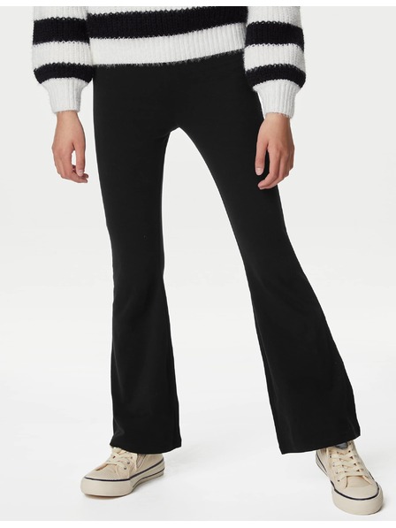 Marks & Spencer Proširene tajice s visokim udjelom pamuka (6–16 godina), 2 kom Marks & Spencer crna