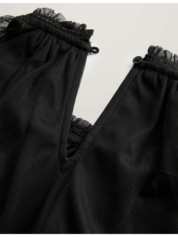 Marks & Spencer Set baršunastog prsluka i košulje, 2 kom (6–16 godina) Marks & Spencer crna