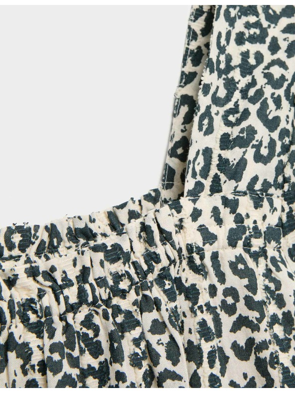 Marks & Spencer Haljina od čistog pamuka s leopard printom (6-16 godina) Marks & Spencer smeđa