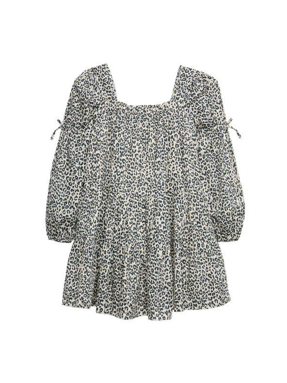 Marks & Spencer Haljina od čistog pamuka s leopard printom (6-16 godina) Marks & Spencer smeđa