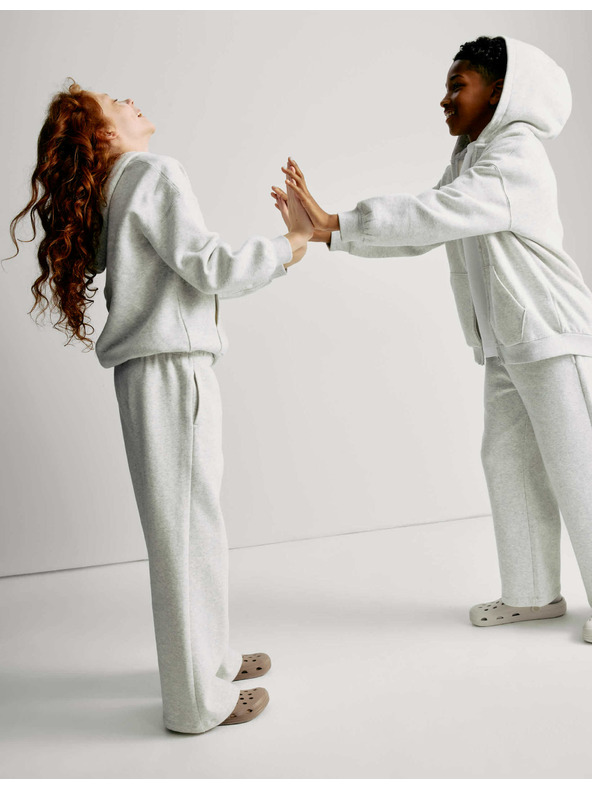 Marks & Spencer Trenirka širokih nogavica s visokim udjelom pamuka (2-16 godina) Marks & Spencer siva