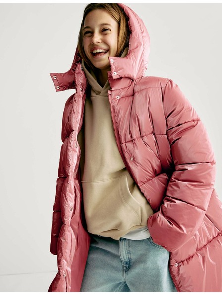 Marks & Spencer Topli dugi kaput s kapuljačom (6-16 godina) Marks & Spencer crvena