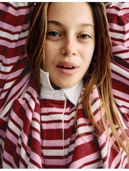 Marks & Spencer Prugasta sportska košulja od čiste pamučne tkanine (6–16 godina) Marks & Spencer crvena