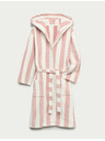 Marks & Spencer Prugasti ogrtač s kapuljačom, od čiste pamučne tkanine (9 mjeseci – 10 godina) Marks & Spencer ružičasta