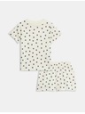 Marks & Spencer Pidžama od čiste pamuke s točkicama (1–16 godina) Marks & Spencer boja kreme