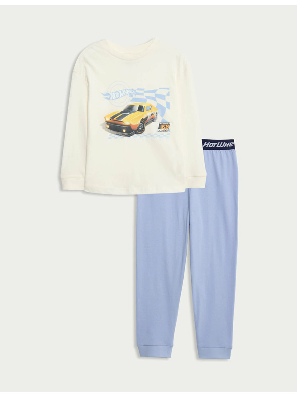 Marks & Spencer Komplet pidžame od čiste pamuke s motivom Hot Wheels™ (2–8 godina) Marks & Spencer plava