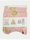 Marks & Spencer Pidžama od čiste pamuke s motivom Spencer Bear™ (1–16 godina) Marks & Spencer smeđa