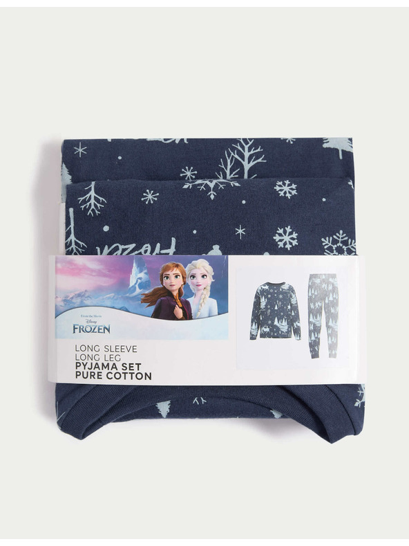 Marks & Spencer Pidžama s motivom Disney Frozen™, od čiste pamuke (2–8 godina) Marks & Spencer mornarsko plava