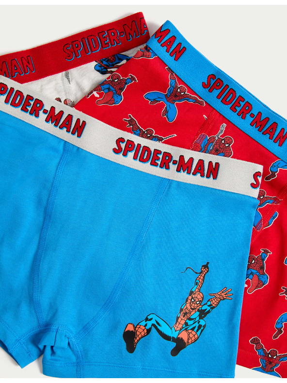 Marks & Spencer Bokserice s motivom Spider-Man™ s visokim udjelom pamuka, 3 kom u pakiranju (3–10 godina) Marks & Spencer višebojna
