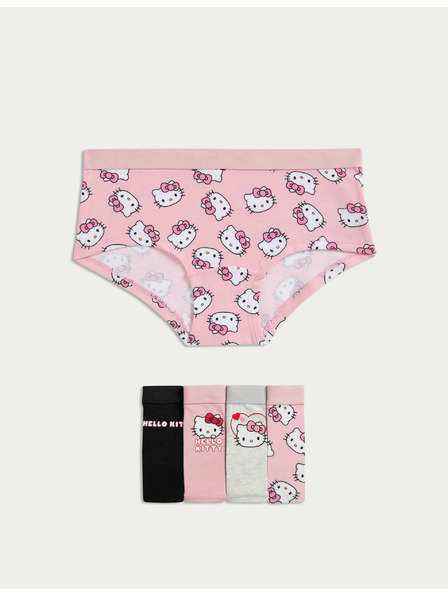 Marks & Spencer Kratke hlače Hello Kitty™ s visokim udjelom pamuka, 5 kom (5–16 godina) Marks & Spencer višebojna