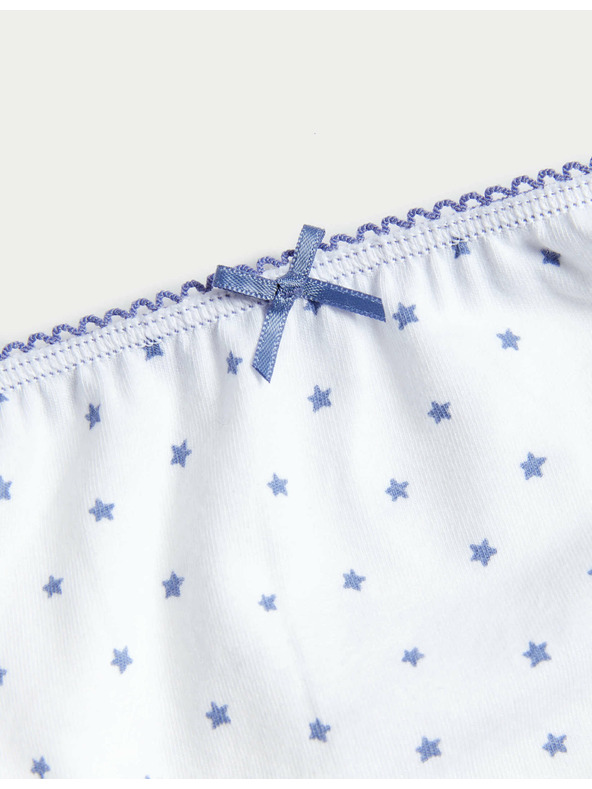 Marks & Spencer Gaćice od pamuka sa stretchom s motivom zvijezde, 10 kom u pakiranju (2–14 godina) Marks & Spencer ljubičasta