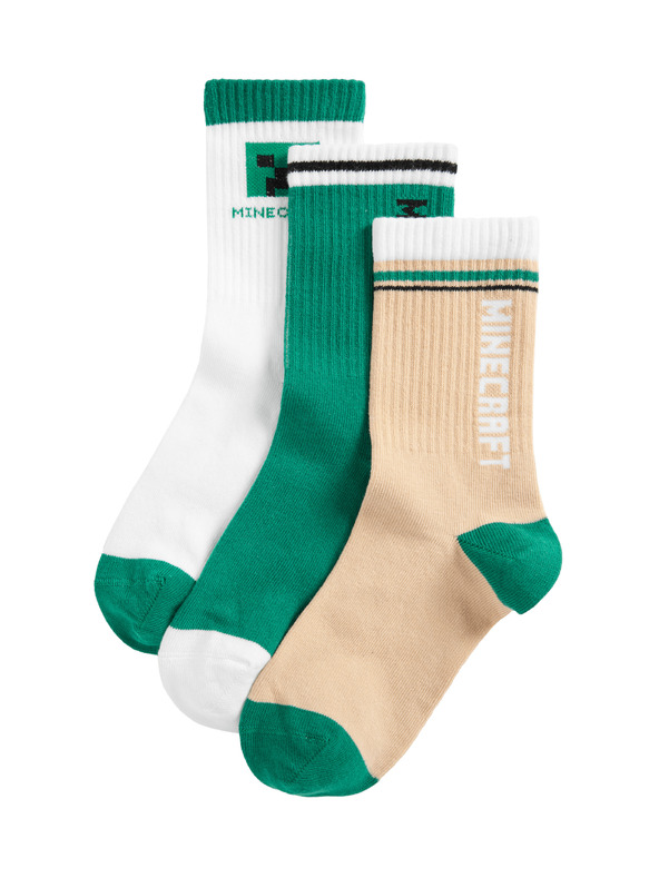 Marks & Spencer Minecraft™ čarape, 3 para Marks & Spencer višebojna