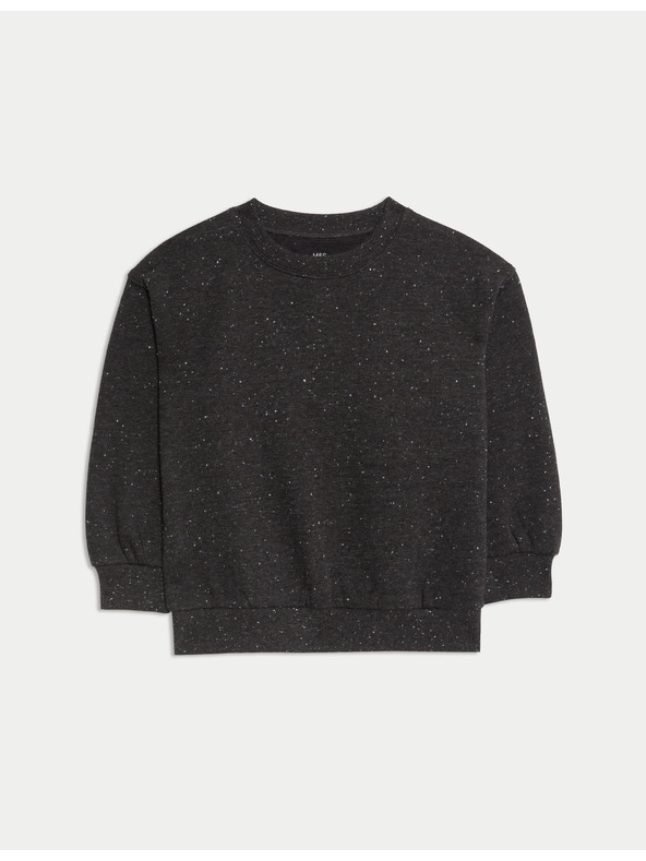 Marks & Spencer Tkani pulover s visokim udjelom pamuke (2–8 godina) Marks & Spencer siva