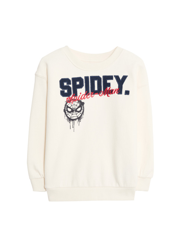 Marks & Spencer Spider-Man™ dukserica s visokim udjelom pamuka (2–8 godina) Marks & Spencer krem