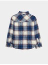 Marks & Spencer Pamučna četkana karirana majica (2-8 godina) Marks & Spencer plava