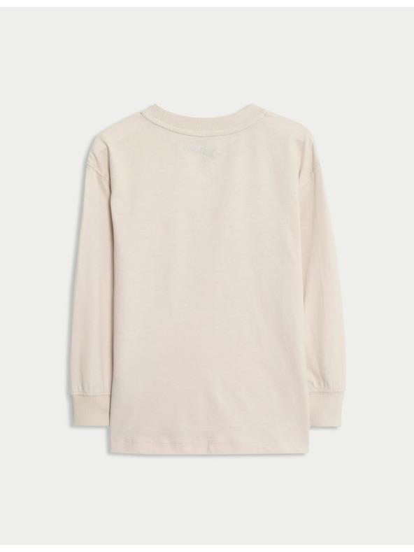 Marks & Spencer Top s motivem Hot Wheels™ od čiste pamučne tkanine (2–8 godina) Marks & Spencer krem