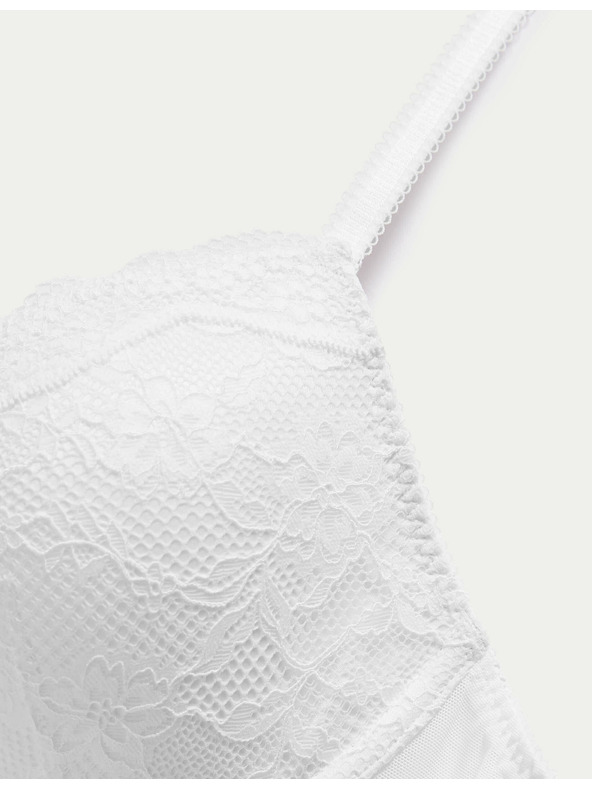 Marks & Spencer Dekoltni grudnjak sa žicama i čipkom, vel. A–E Marks & Spencer bijela