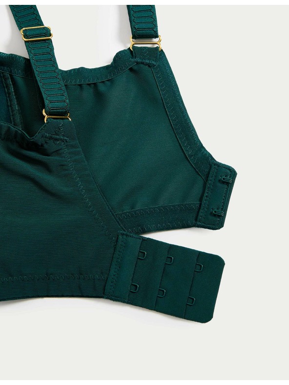 Marks & Spencer Čipkasti grudnjak bez žica, sa efektom redukcije i tehnologijom Flexifit™ Marks & Spencer zelena