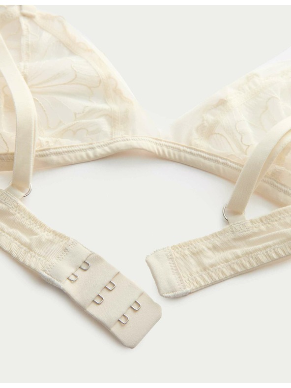 Marks & Spencer Bralette bez košarica s vezom Monaco (A-E) Marks & Spencer krem