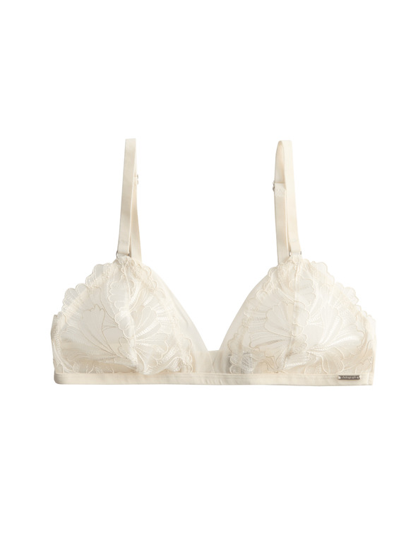 Marks & Spencer Bralette bez košarica s vezom Monaco (A-E) Marks & Spencer krem