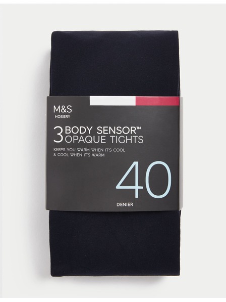 Marks & Spencer Tajice Body Sensor™, 40 DEN, 3 komada u pakiranju Marks & Spencer mornarsko plava