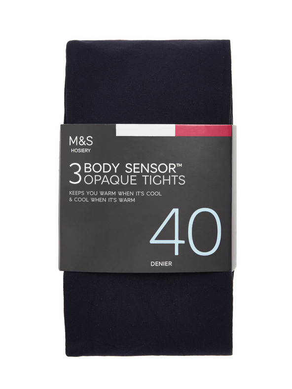 Marks & Spencer Tajice Body Sensor™, 40 DEN, 3 komada u pakiranju Marks & Spencer mornarsko plava