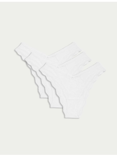 Marks & Spencer 3 kom čipkastih gaćica Jasmine Miami Marks & Spencer bijela