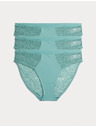 Marks & Spencer Visoko izrezane gaćice Body Soft™, set od 3 kom Marks & Spencer zelena