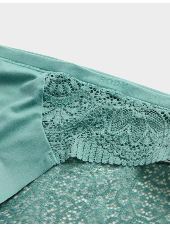 Marks & Spencer Visoko izrezane gaćice Body Soft™, set od 3 kom Marks & Spencer zelena