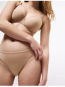 Marks & Spencer Visoko izrezane gaćice s tehnologijom Flexifit™, s visokim udjelom modala, 3 kom u pakiranju Marks & Spencer bež