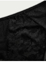 Marks & Spencer Čipkaste kratke gaćice s visokim strukom Jasmine, 3 kom Marks & Spencer crna