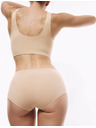Marks & Spencer Kratke gaćice s visokim strukom bez vidljivih rubova Cool Comfort, 3 kom Marks & Spencer bež