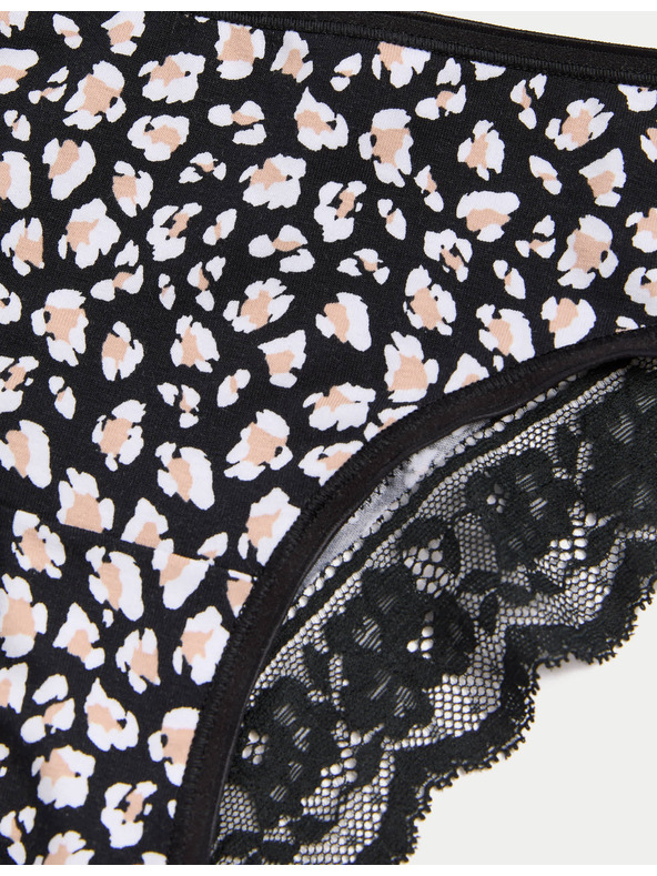 Marks & Spencer Brazilske gaćice s printom i visokim udjelom pamuka Marks & Spencer bijela