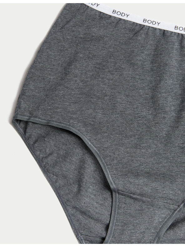 Marks & Spencer Gaćice visokog struka s visokim udjelom pamuka, 4 kom. Marks & Spencer siva