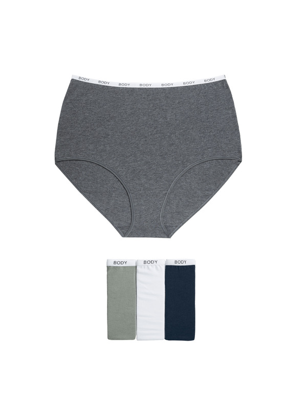 Marks & Spencer Gaćice visokog struka s visokim udjelom pamuka, 4 kom. Marks & Spencer siva