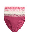 Marks & Spencer Visoko izrezane gaćice od pamuka i lycre™, 5 pakiranja Marks & Spencer Pink